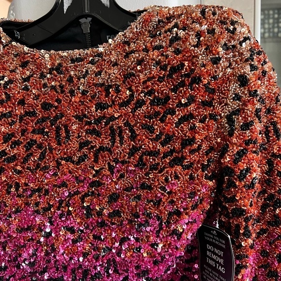 RETROFETE Xi Sequined Top: Ombré Noise - Picture 5 of 12